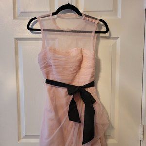 White By Vera Wang Blush Bridesmaid dress